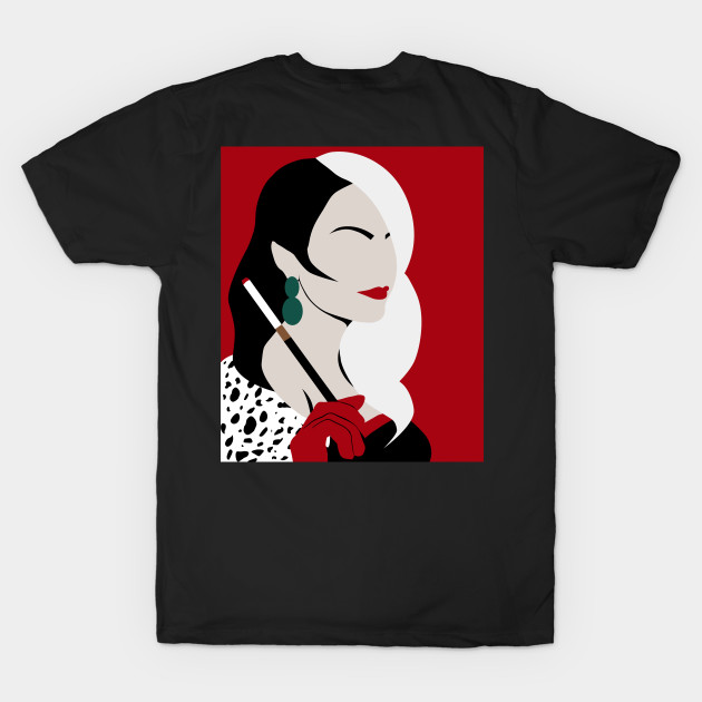 Minimalist Cruella De Vil by PaprikaPanda